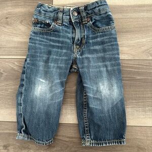 GAP Blue Straight-Leg Jeans Classic Denim
